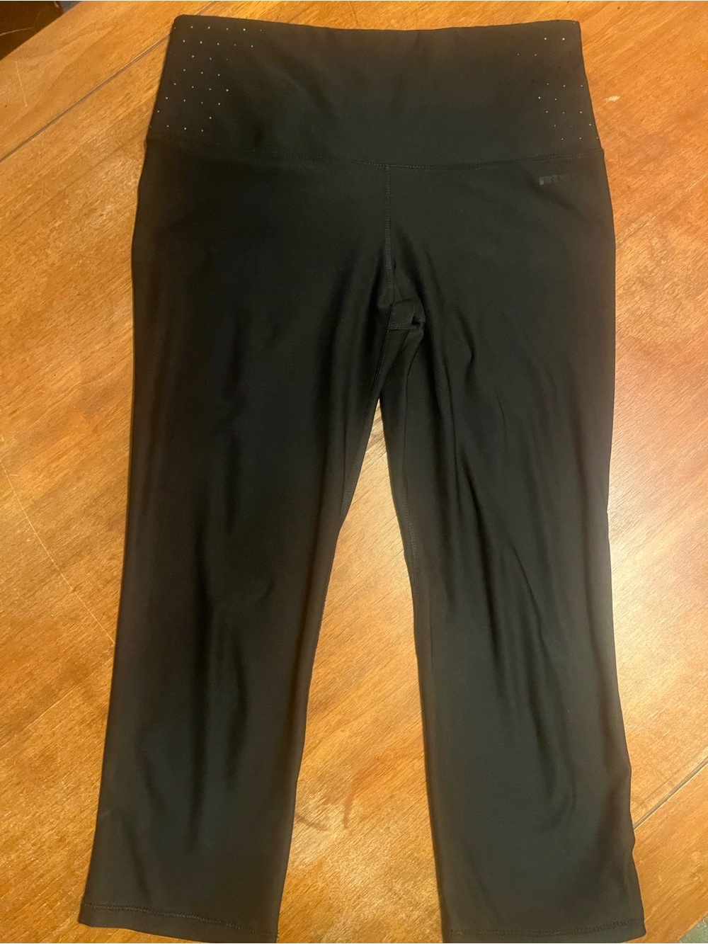 RBX Black Capri Yoga Leggings with High Waist
